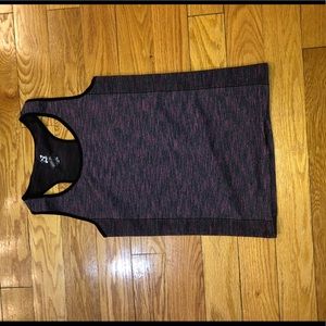 Pink and gray workout shirt